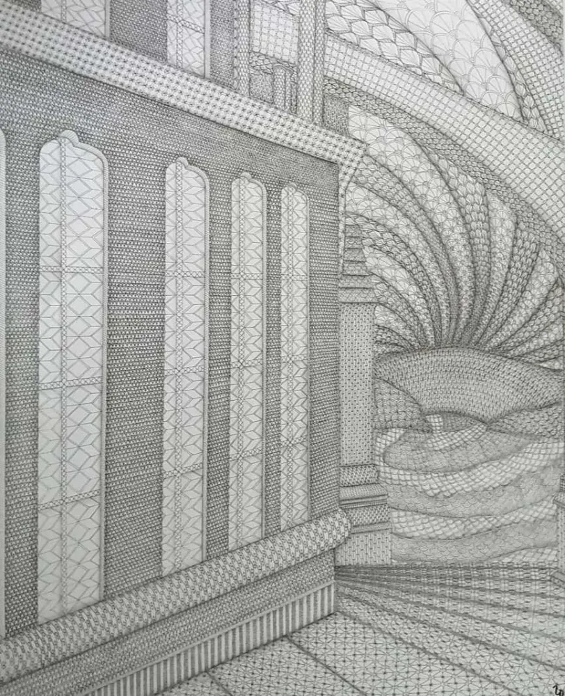 Sur les toits de l'Abbatiale